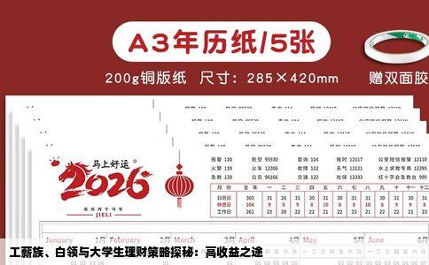 工薪族、白领与大学生理财策略探秘：高收益之途