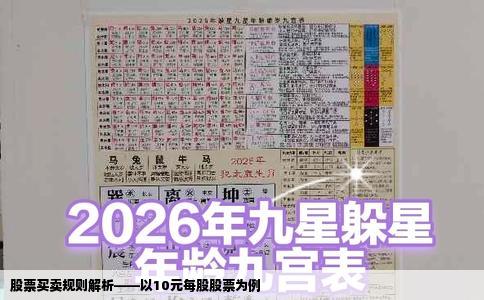 股票买卖规则解析——以10元每股股票为例