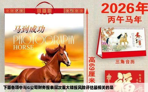 下面各项中与G公司财务报表层次重大错报风险评估最相关的是