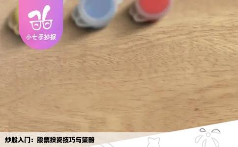 炒股入门：股票投资技巧与策略