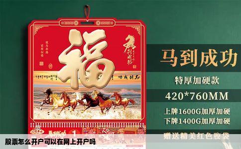 股票怎么开户可以在网上开户吗