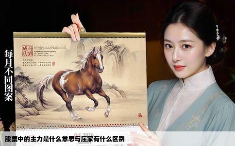 股票中的主力是什么意思与庄家有什么区别