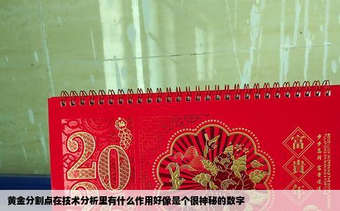 黄金分割点在技术分析里有什么作用好像是个很神秘的数字