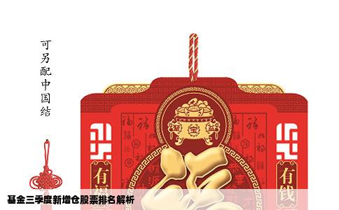 基金三季度新增仓股票排名解析