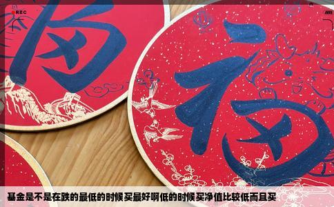 基金是不是在跌的最低的时候买最好啊低的时候买净值比较低而且买