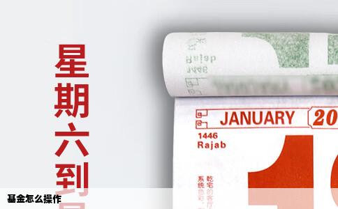 基金怎么操作