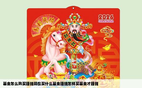 基金怎么购买赚钱现在买什么基金赚钱怎样买基金才赚钱