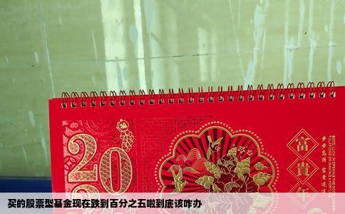 买的股票型基金现在跌到百分之五啦到底该咋办