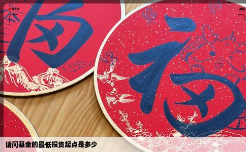 请问基金的最低投资起点是多少