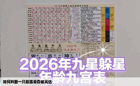 如何判断一只股票是否被高估