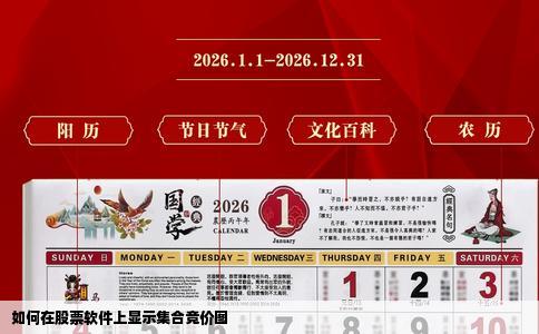 如何在股票软件上显示集合竞价图