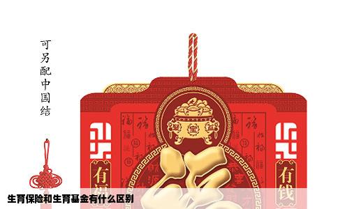 生育保险和生育基金有什么区别