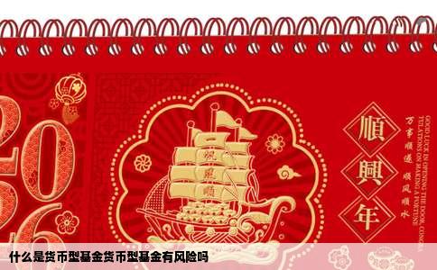 什么是货币型基金货币型基金有风险吗