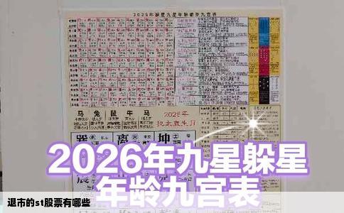 退市的st股票有哪些