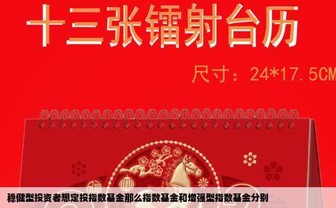 稳健型投资者想定投指数基金那么指数基金和增强型指数基金分别