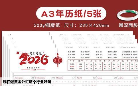 现在做黄金外汇这个行业好吗