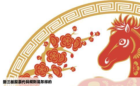 新三板股票代码规则是怎样的
