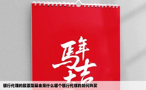 银行代理的股票型基金是什么哪个银行代理的如何购买