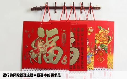 银行的风险管理流程中最基本的要求是