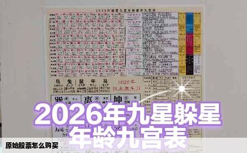 原始股票怎么购买