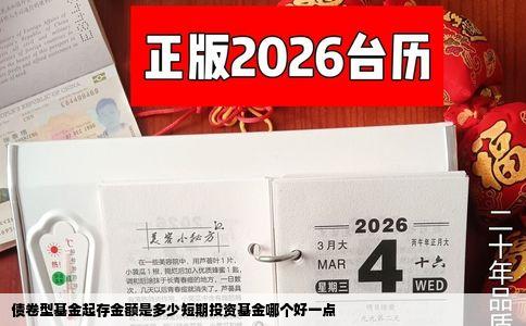 债卷型基金起存金额是多少短期投资基金哪个好一点
